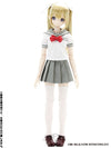 50cm Doll Wear - 50 Sailor Summer Uniform Set/ White x Gray (DOLL ACCESSORY)ㅤ