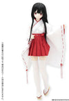 50cm Doll Wear - 50 - Mini Miko Clothes / White x Red (DOLL ACCESSORY)ㅤ