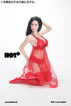 1/6 Female Sexy Nightwear Set: Red (DOLL ACCESSORY)ㅤ