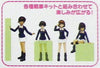 "GIRLS und PANZER der Film" 1/35 Team Leopon-san Figure Set Panzer Jacket Ver. Unpainted Kitㅤ