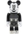 BE@RBRICK MICKEY MOUSE & MINNIE MOUSE 100% (B & W Ver.) 2 PACKㅤ