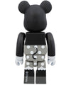 BE@RBRICK MICKEY MOUSE & MINNIE MOUSE 100% (B & W Ver.) 2 PACKㅤ