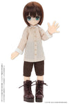 Doll Clothes - Picconeemo Costume - Long Shirt - 1/12 - Beige x White (Azone)ㅤ