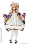 1/6 Pure Neemo Wear PNS Cat-eared Japanese Style Maid Set III Navy (DOLL ACCESSORY)ㅤ