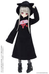 1/6 Pure Neemo Wear PNS Yamikawa*Cat Ears Hooded One-piece Dress Black (DOLL ACCESSORY)ㅤ - ActionFigure Brasil