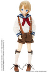 1/6 Pure Neemo Wear PNXS Sailor Ribbon Blouse II Blue x Bordeaux (DOLL ACCESSORY)ㅤ