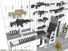 LittleArmory [LD031] Weapon Storeroom B 1/12 Plastic Modelㅤ