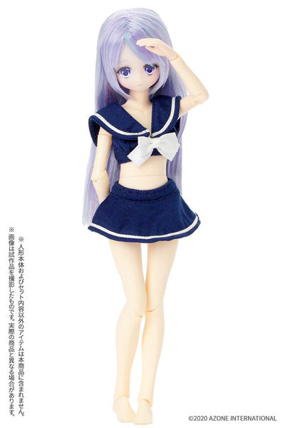 Pure Neemo Wear 1/6 PNS Sailor Bikini Set Navy (DOLL ACCESSORY)ㅤ