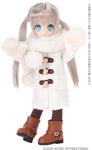 Picco Neemo Wear 1/12 Picco D Muffler & Mitten set White (DOLL ACCESSORY)ㅤ