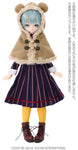 Pure Neemo Wear 1/6 PNS Attaka Kuma-san Cape Beige (DOLL ACCESSORY)ㅤ