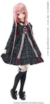 1/3 Scale 45 Dolly Ribbon One-piece Dress set Blue Check (DOLL ACCESSORY)ㅤ