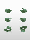 Little Armory (LA-OP07) - figma Tactical Glove 2 Revolver Set - Green (Tomytec)ㅤ