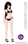 1/3 Scale AZO2 Triangle String Bikini set Dark Navy (DOLL ACCESSORY)ㅤ