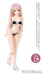 1/3 Scale AZO2 Triangle String Bikini set White x Dark Navy (DOLL ACCESSORY)ㅤ