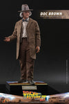 MOVIE MASTER SERIES - BACK TO THE FUTURE PART III - DOC BROWN - 1/6 (Hot Toys)ㅤ