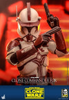 Clone Commander Fox Star Wars: The Clone Wars - Hot Toys - TMS103 (Pré-Venda)