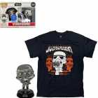 FUNKO POP TEES STAR WARS: R2-D2 POCKET (METALLIC) & CAMISETA TAMANHO M (72938)