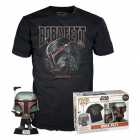 BUNDLE FUNKO POP STAR WARS THE MANDALORIAN: GROGU + CAMISETA TEES - TAMANHO S (63621)