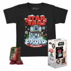 BUNDLE FUNKO POP STAR WARS THE MANDALORIAN: GROGU + CAMISETA TEES - TAMANHO S (63621)