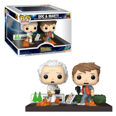 FUNKO POP MOMENTO REGRESO AL FUTURO - DOC & MARTY 1846