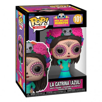 FUNKO POP ICONS DIA DE LOS MUERTOS - LA CATRINA (AZUL) 101