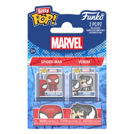 FUNKO BITTY POP MARVEL - HOMBRE ARAÑA Y VENOM (88939)