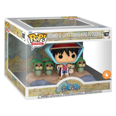 FUNKO POP MOMENT ONE PIECE - MONKEY D. LUFFY TRAINS KUNG FU DUGONG 1637