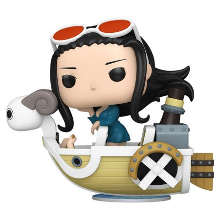 FUNKO POP RIDES ONE PIECE SAN DIECO COMIC CON 2025 - NICO ROBIN WITH MINI MERRY II 132