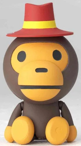 A Bathing Ape - Baby Milo - Revoltech - 115 (Kaiyodo)ㅤ – Kaiyodo – ActionFigure Brasil — com base expositora