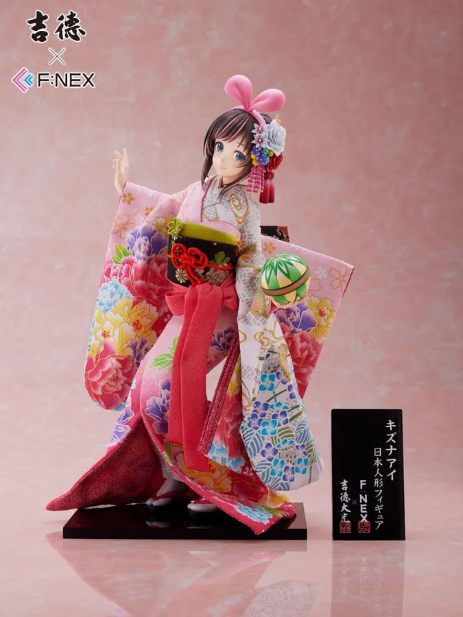 A.I.Channel - Kizuna Ai - F:Nex  (AMU-FNX0933) - 1/4 - Nihon Ningyou (FuRyu, Yoshitoku)ㅤ – FuRyu – ActionFigureBrasil