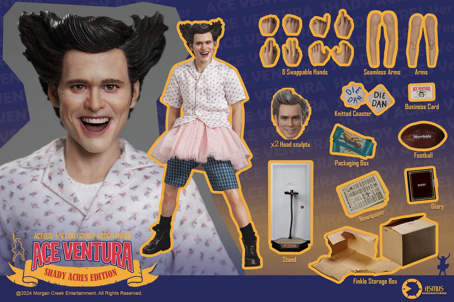 Ace Ventura (Shady Acres Version) – Asmus Collectible Toys – ActionFigure Brasil