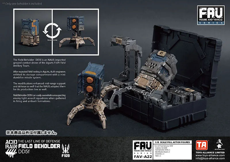 Acid Rain 1/18 Scale FAV-A22 Field Beholder DD5fㅤ – TOYS-ALLIANCE – ActionFigureBrasil