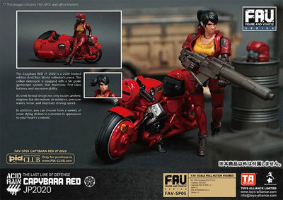 Acid Rain - FAV-SP05 Capybara Red JP2020 - Mirai - 1/18 (Toys Alliance Limited)ㅤ – TOYS-ALLIANCE – ActionFigureBrasil — close