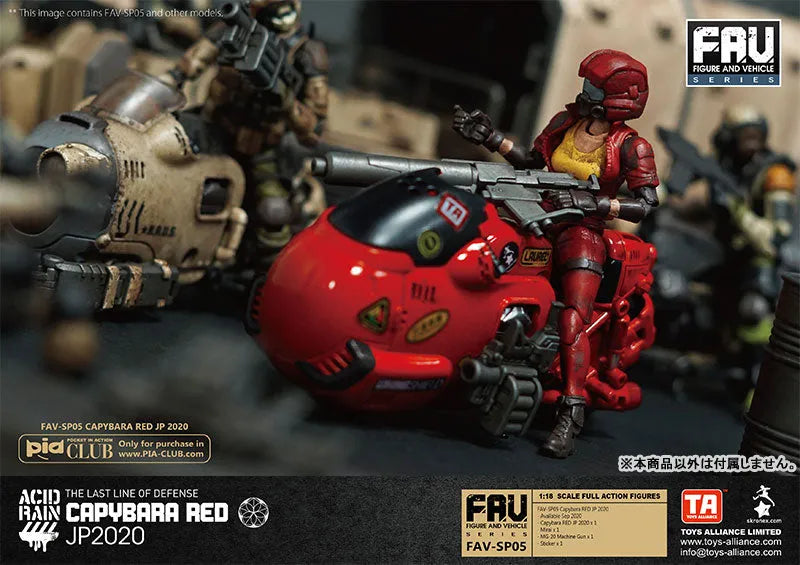 Acid Rain - FAV-SP05 Capybara Red JP2020 - Mirai - 1/18 (Toys Alliance Limited)ㅤ – TOYS-ALLIANCE – ActionFigureBrasil
