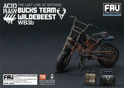 Acid Rain World FAV-A01 Acid Rain Bucks Team Wildebeest WB3bㅤ – Alphamax – ActionFigureBrasil — embalagem