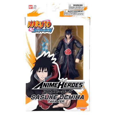 ACTION FIGURE BANDAI ANIME HEROES NARUTO SHIPPUDEN - UCHIHA SASUKE (36967)