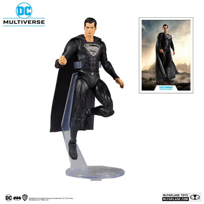 Action Figure Superman (Black Suit) "Zack Snyder's Justice League"ㅤ – McFarlane Toys – ActionFigureBrasil