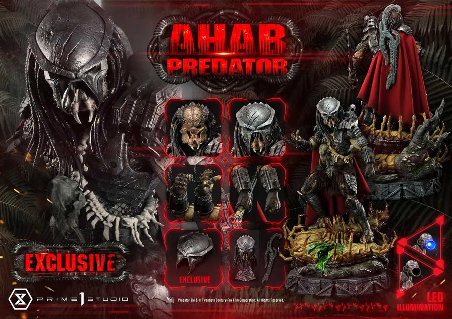 Ahab Predator (Exclusive Bonus Version) Predator (Comics) – Prime1Studio – ActionFigure Brasil