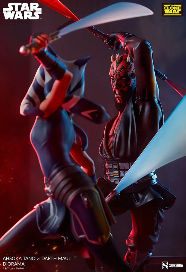 Ahsoka Tano vs Darth Maul - LIMITED EDITION: 2500 – Sideshow Collectibles – ActionFigure Brasil