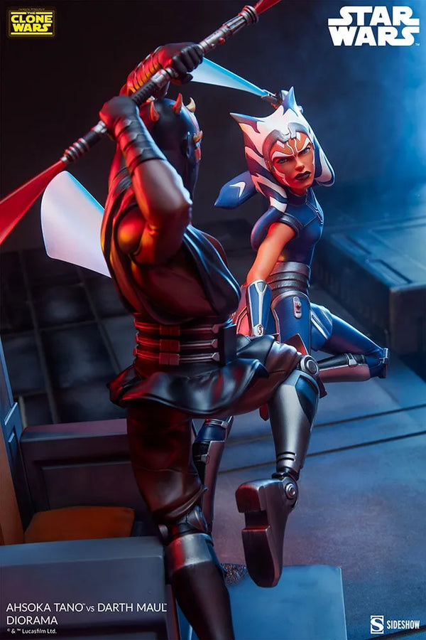 Ahsoka Tano vs Darth Maul - LIMITED EDITION: 2500 – Sideshow Collectibles – ActionFigure Brasil