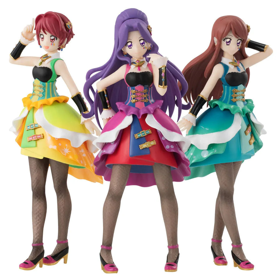 Aikatsu! - Kanzaki Mizuki - Ichinose Kaede - Toudou Yurika - HG Girls (Bandai Spirits) [Shop Exclusive]ㅤ – Bandai Spirits – ActionFigureBrasil