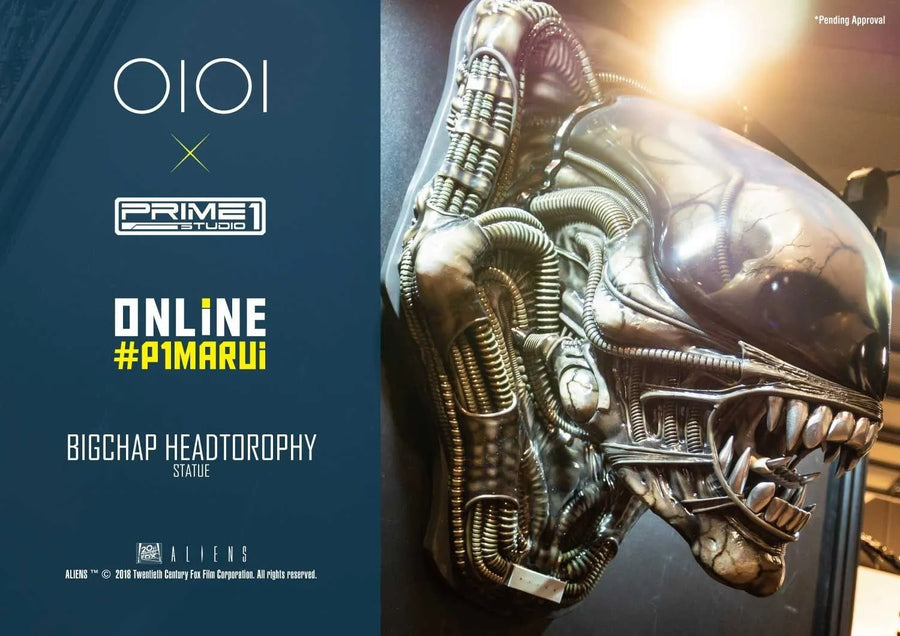 Alien Big Chap Head Trophy (Open Mouth Version) Alien (Film) – Prime1Studio – ActionFigure Brasil