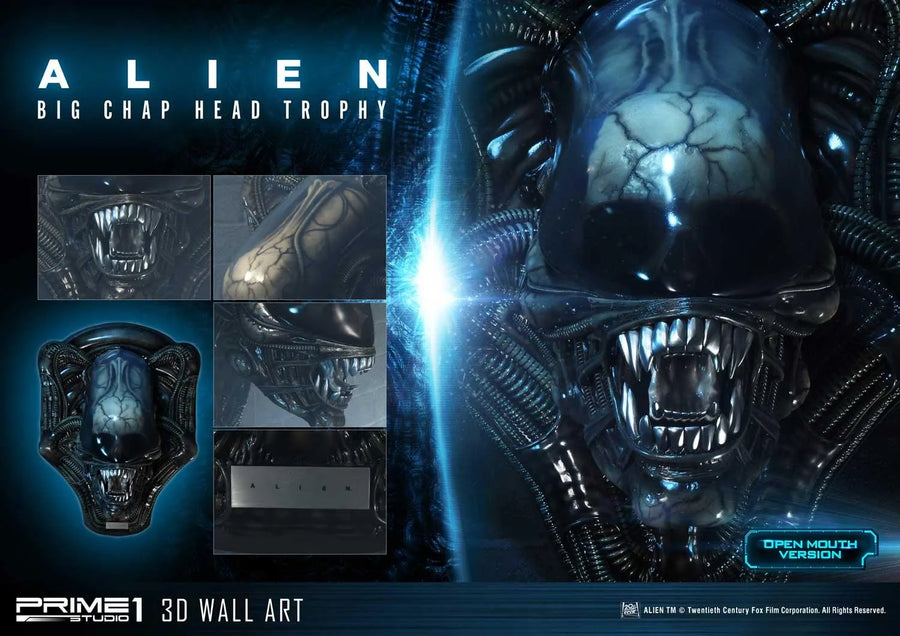 Alien Big Chap Head Trophy (Open Mouth Version) Alien (Film) – Prime1Studio – ActionFigure Brasil