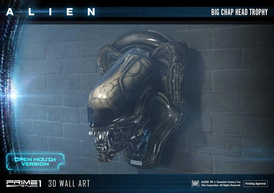 Alien Big Chap Head Trophy (Open Mouth Version) Alien (Film) – Prime1Studio – ActionFigure Brasil