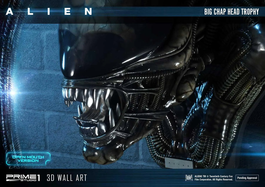 Alien Big Chap Head Trophy (Open Mouth Version) Alien (Film) – Prime1Studio – ActionFigure Brasil