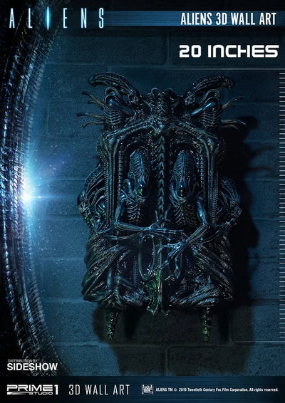 Aliens 3D Wall Art - LIMITED EDITION: 300 – Prime 1 Studio – ActionFigure Brasil — embalagem