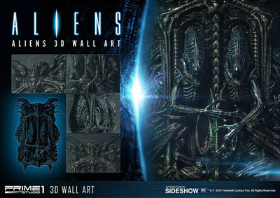 Aliens 3D Wall Art - LIMITED EDITION: 300 – Prime 1 Studio – ActionFigure Brasil — embalagem
