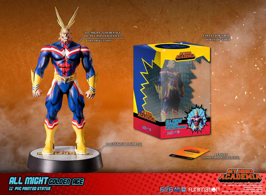 All Might (Golden Age) – First 4 Figures – ActionFigure Brasil