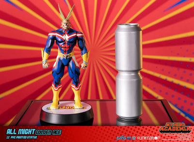 All Might (Golden Age) – First 4 Figures – ActionFigure Brasil — com base expositora