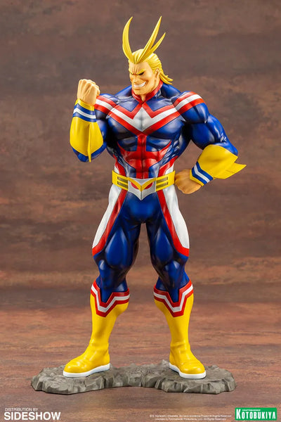 All Might – Kotobukiya – ActionFigure Brasil — com base expositora